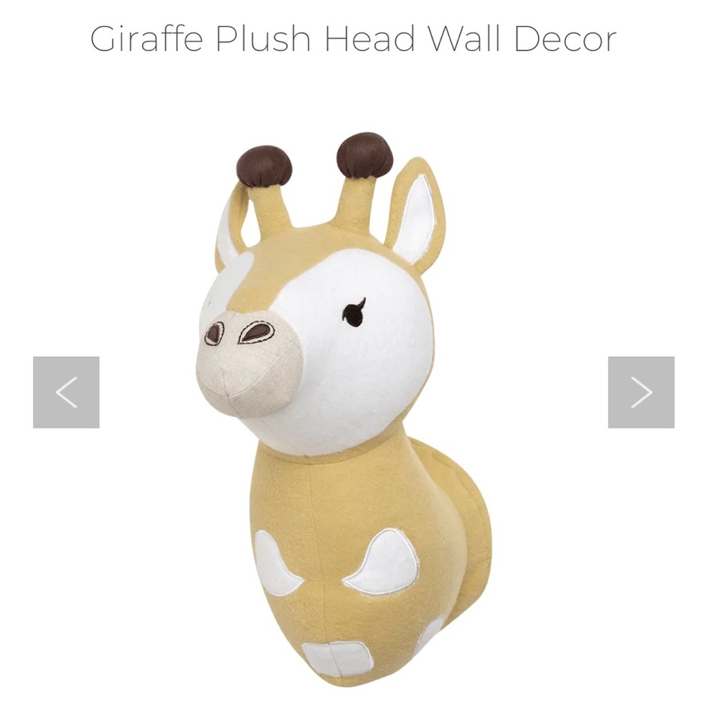 Adorable Wall Art for Kids - includes giraffe, antelope and wall hanging